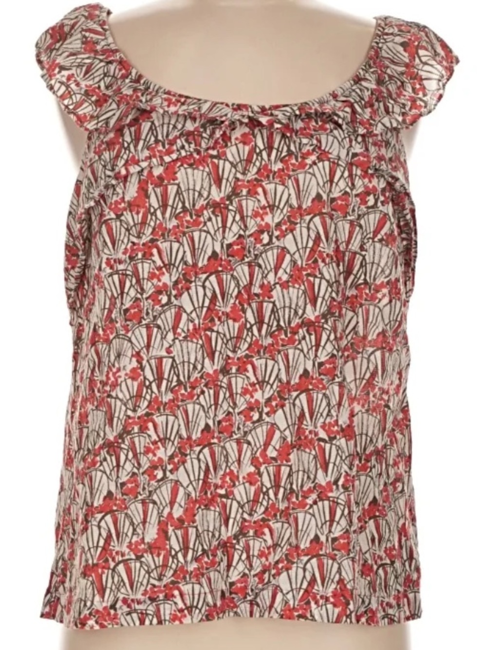 Anthropologie We Love Vera Silk Pullover Blouse